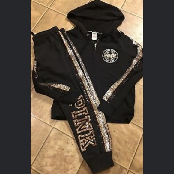 PINK Victoria's Secret Tops - RARE VS PINK BLING OUTFIT